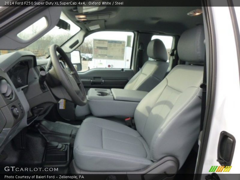 Oxford White / Steel 2014 Ford F250 Super Duty XL SuperCab 4x4