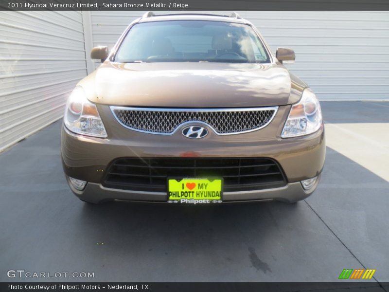 Sahara Bronze Metallic / Beige 2011 Hyundai Veracruz Limited