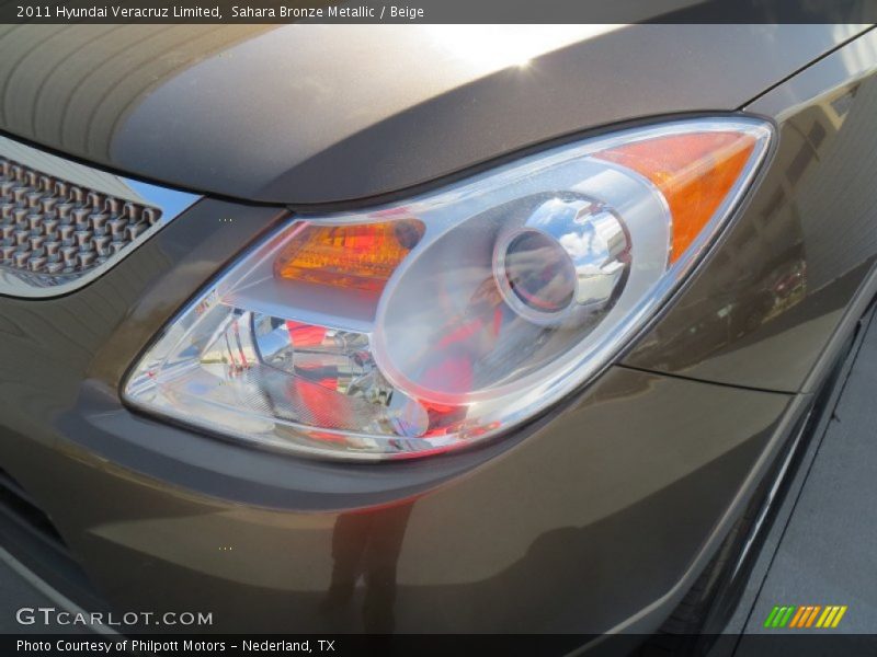 Sahara Bronze Metallic / Beige 2011 Hyundai Veracruz Limited