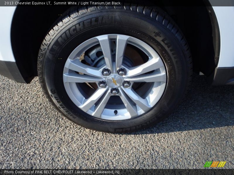 Summit White / Light Titanium/Jet Black 2013 Chevrolet Equinox LT