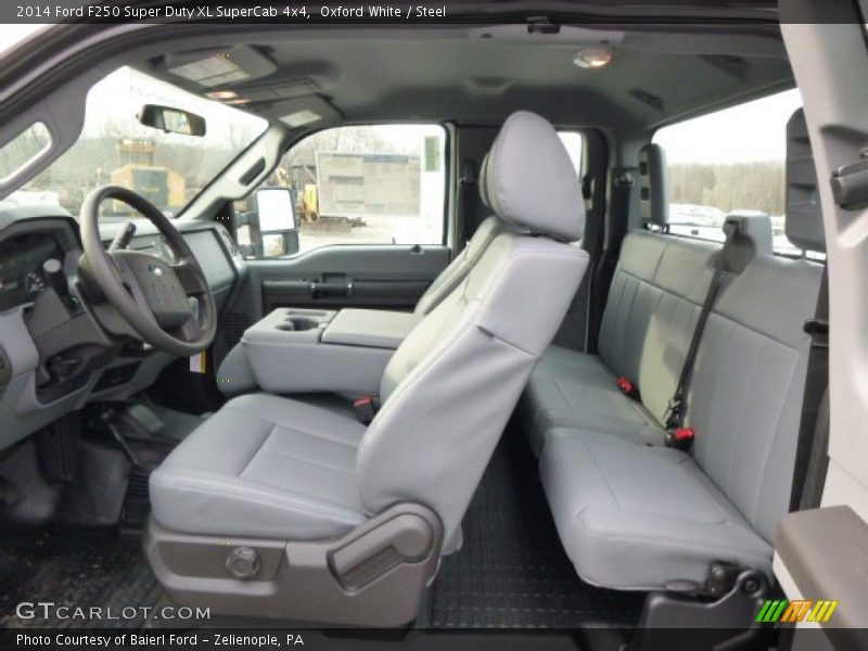 Oxford White / Steel 2014 Ford F250 Super Duty XL SuperCab 4x4