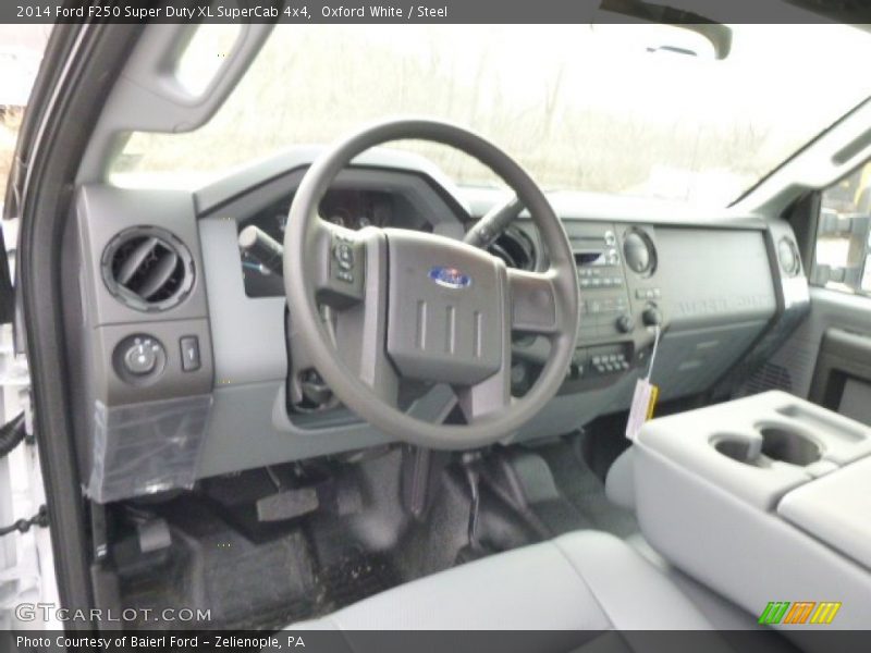 Oxford White / Steel 2014 Ford F250 Super Duty XL SuperCab 4x4