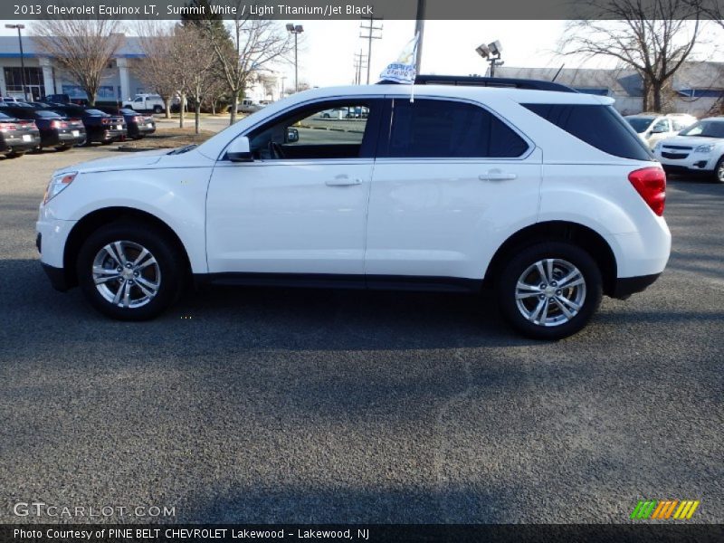 Summit White / Light Titanium/Jet Black 2013 Chevrolet Equinox LT