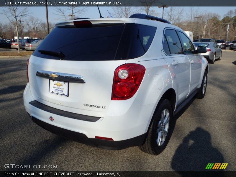 Summit White / Light Titanium/Jet Black 2013 Chevrolet Equinox LT