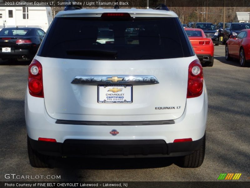 Summit White / Light Titanium/Jet Black 2013 Chevrolet Equinox LT