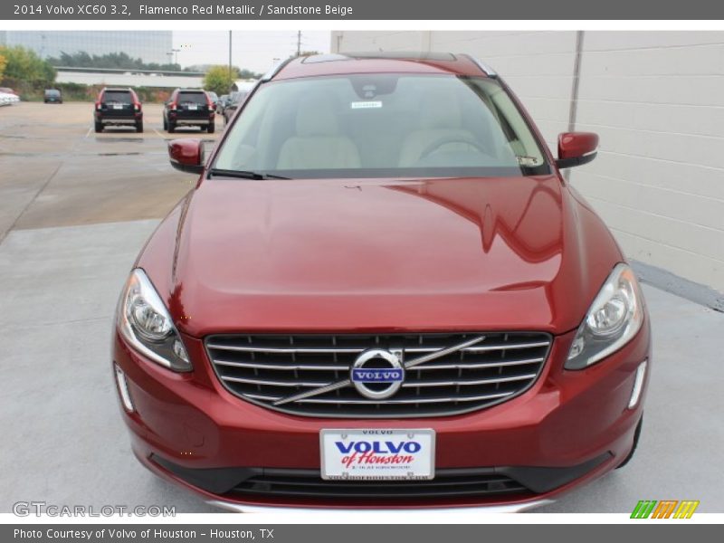 Flamenco Red Metallic / Sandstone Beige 2014 Volvo XC60 3.2