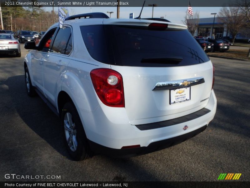 Summit White / Light Titanium/Jet Black 2013 Chevrolet Equinox LT