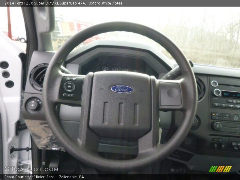 Oxford White / Steel 2014 Ford F250 Super Duty XL SuperCab 4x4