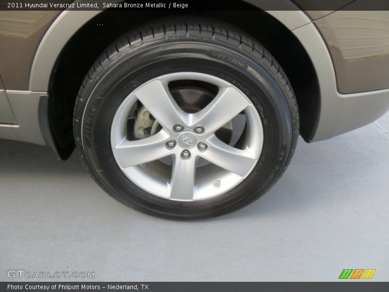 Sahara Bronze Metallic / Beige 2011 Hyundai Veracruz Limited