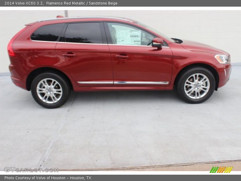Flamenco Red Metallic / Sandstone Beige 2014 Volvo XC60 3.2