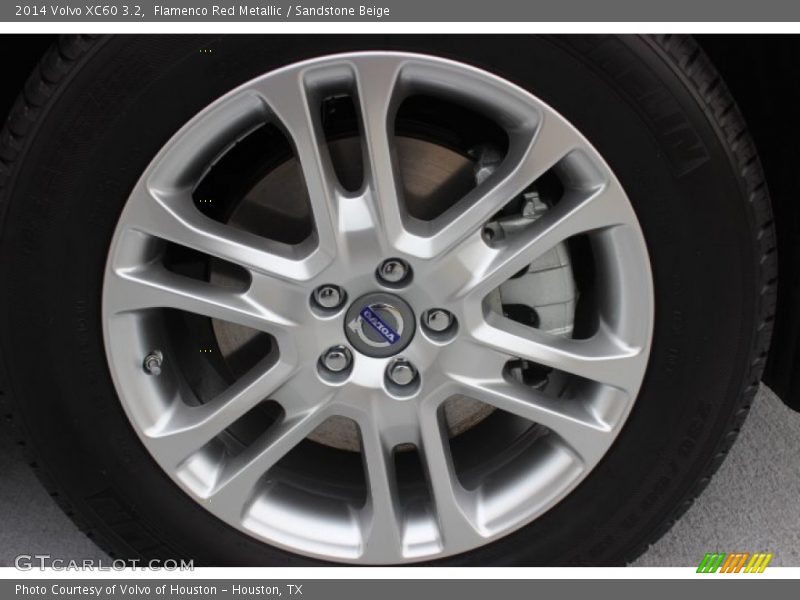Flamenco Red Metallic / Sandstone Beige 2014 Volvo XC60 3.2