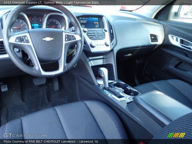 Summit White / Light Titanium/Jet Black 2013 Chevrolet Equinox LT