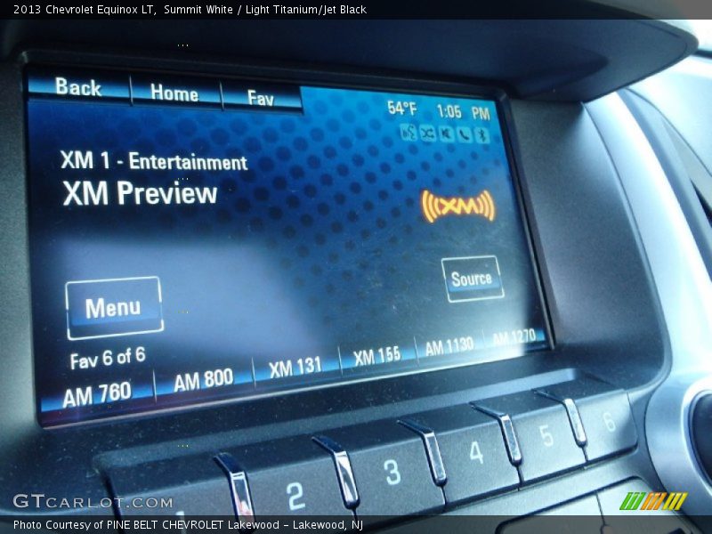 Summit White / Light Titanium/Jet Black 2013 Chevrolet Equinox LT