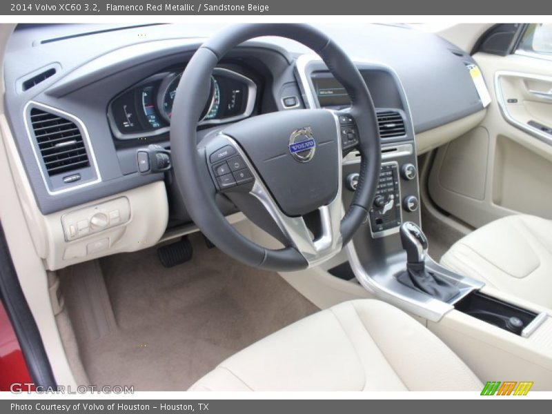 Flamenco Red Metallic / Sandstone Beige 2014 Volvo XC60 3.2