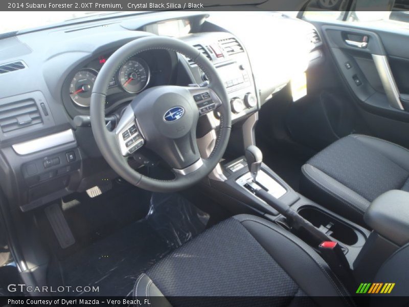 Crystal Black Silica / Black 2014 Subaru Forester 2.0XT Premium