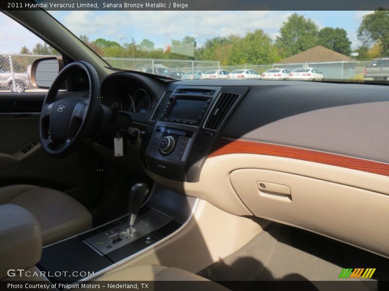 Sahara Bronze Metallic / Beige 2011 Hyundai Veracruz Limited