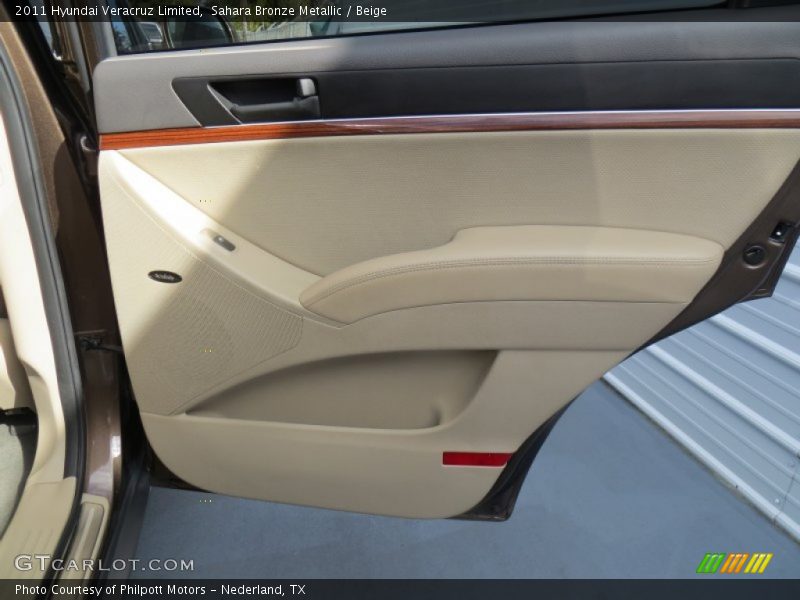 Sahara Bronze Metallic / Beige 2011 Hyundai Veracruz Limited