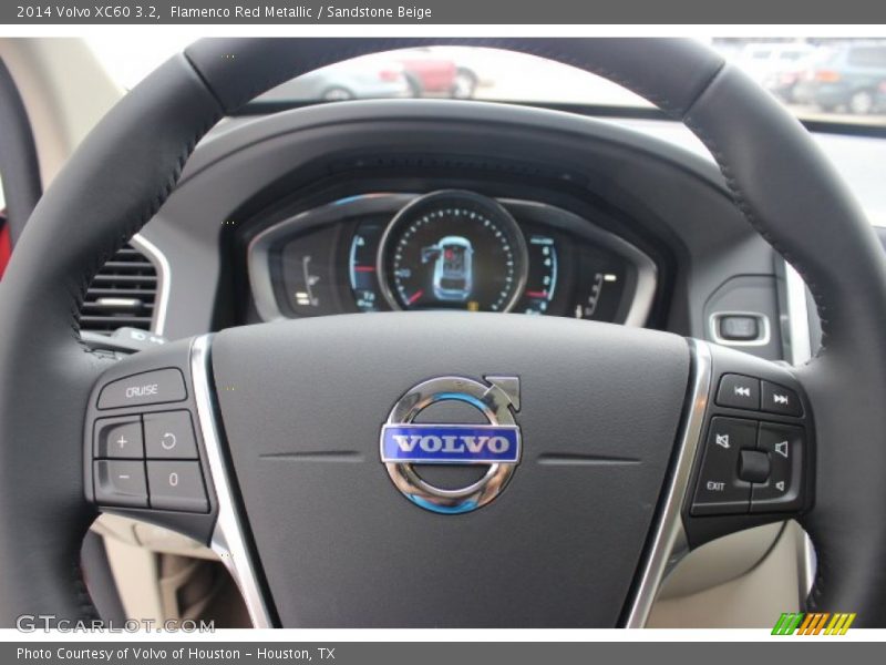 Flamenco Red Metallic / Sandstone Beige 2014 Volvo XC60 3.2