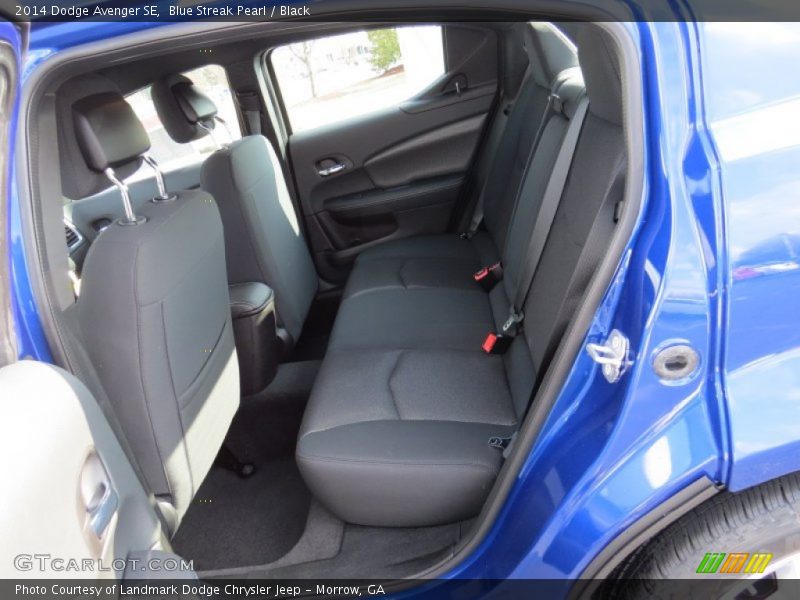 Blue Streak Pearl / Black 2014 Dodge Avenger SE