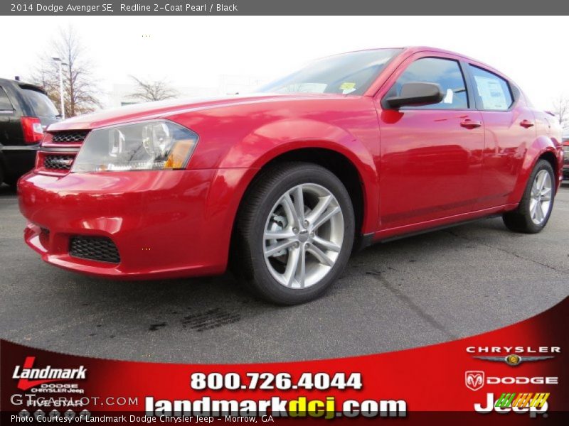 Redline 2-Coat Pearl / Black 2014 Dodge Avenger SE
