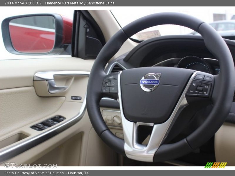 Flamenco Red Metallic / Sandstone Beige 2014 Volvo XC60 3.2