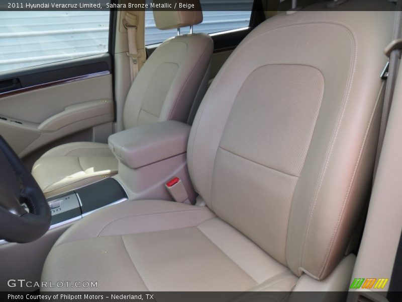 Sahara Bronze Metallic / Beige 2011 Hyundai Veracruz Limited
