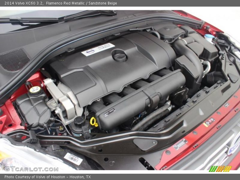 Flamenco Red Metallic / Sandstone Beige 2014 Volvo XC60 3.2