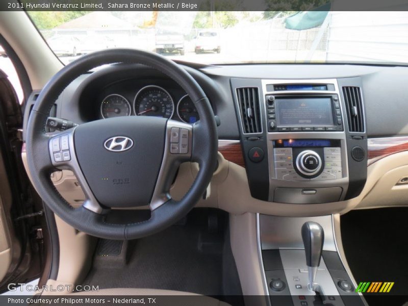 Sahara Bronze Metallic / Beige 2011 Hyundai Veracruz Limited