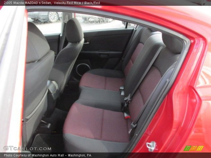 Velocity Red Mica / Black/Red 2005 Mazda MAZDA3 s Sedan