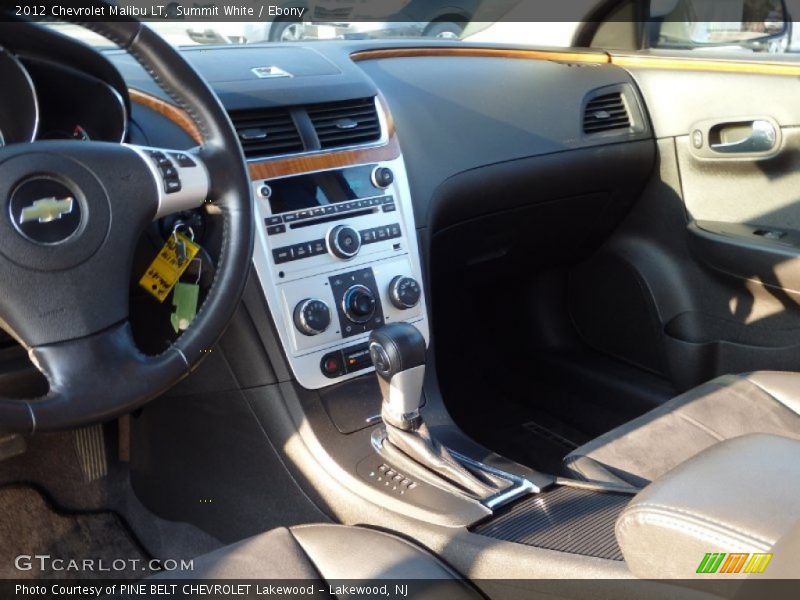 Summit White / Ebony 2012 Chevrolet Malibu LT