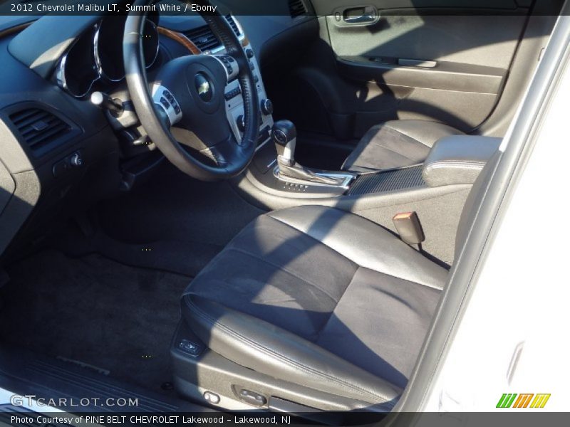 Summit White / Ebony 2012 Chevrolet Malibu LT