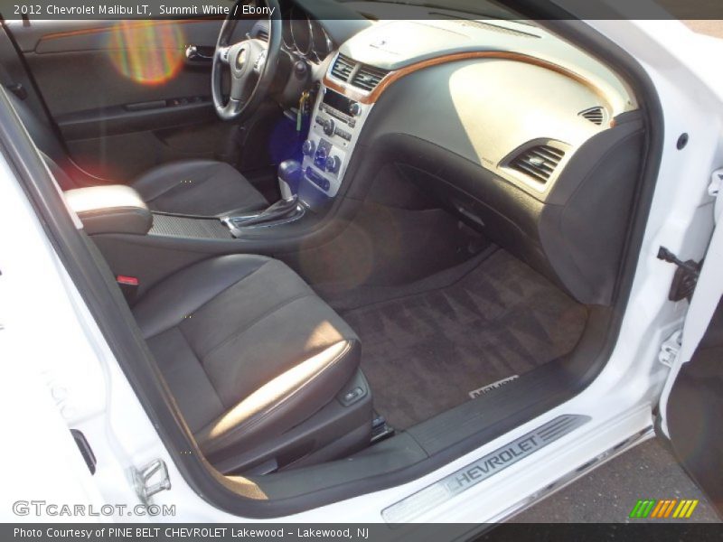 Summit White / Ebony 2012 Chevrolet Malibu LT