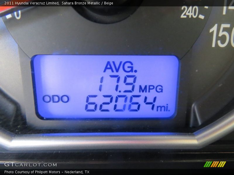Sahara Bronze Metallic / Beige 2011 Hyundai Veracruz Limited