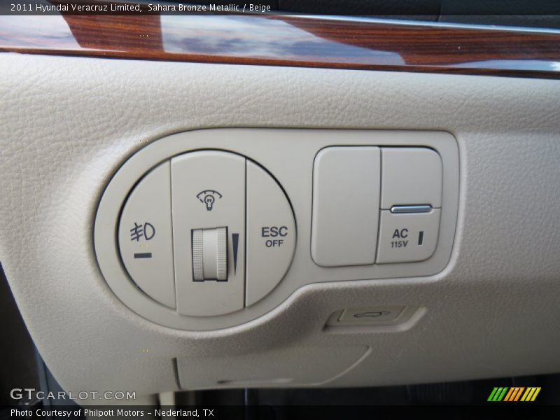 Sahara Bronze Metallic / Beige 2011 Hyundai Veracruz Limited
