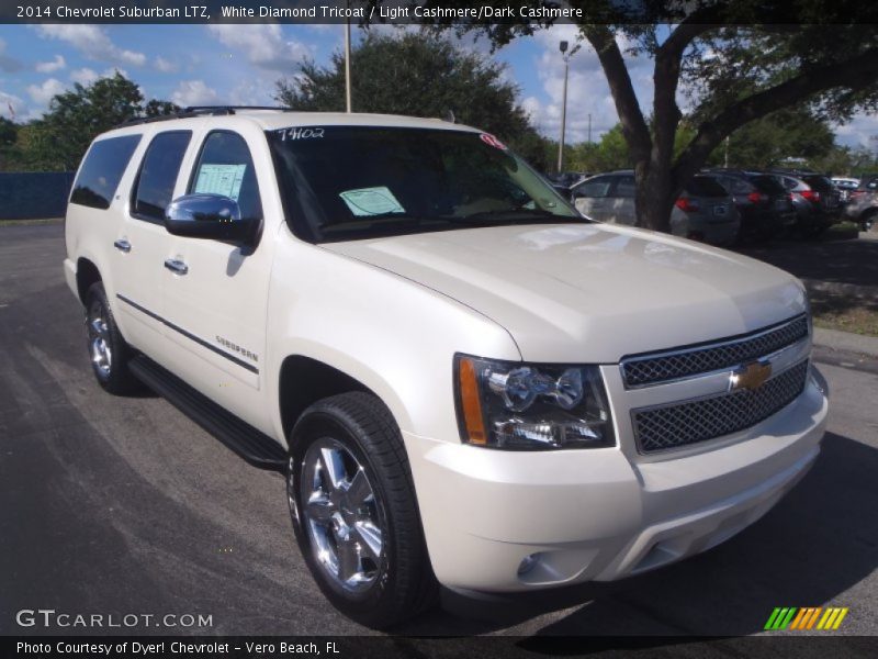 Front 3/4 View of 2014 Suburban LTZ