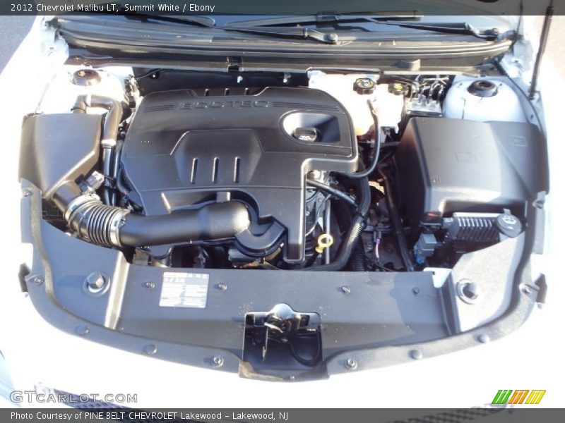 Summit White / Ebony 2012 Chevrolet Malibu LT