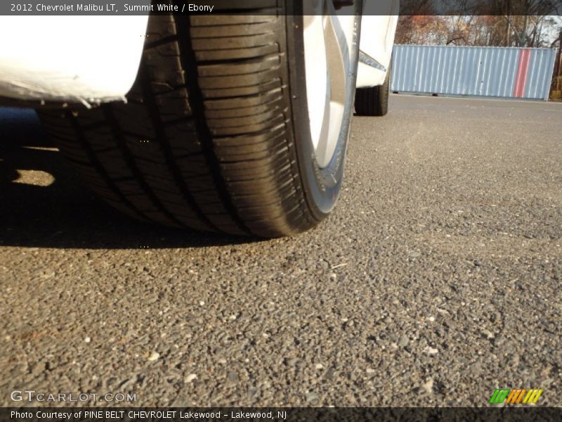 Summit White / Ebony 2012 Chevrolet Malibu LT