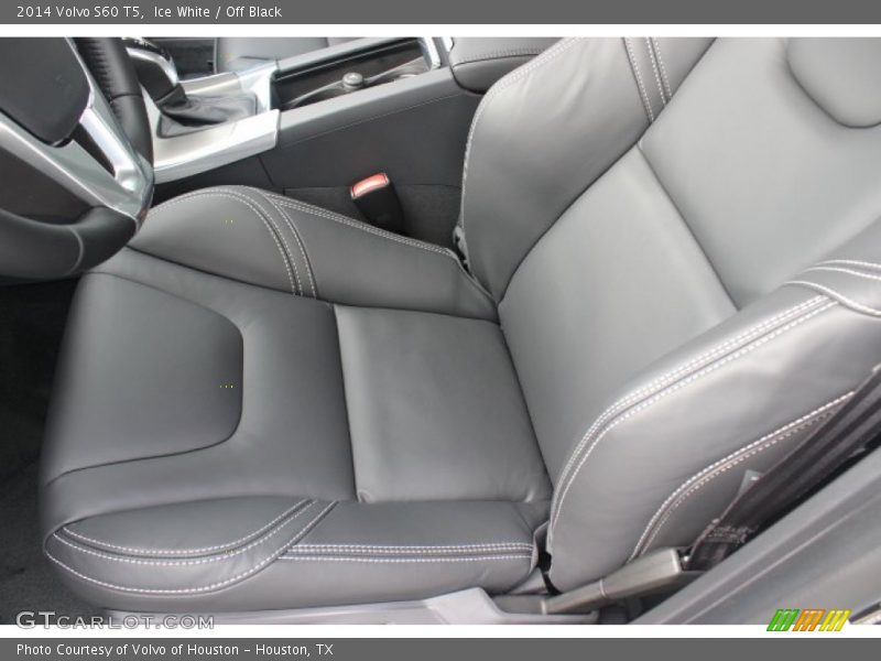 Ice White / Off Black 2014 Volvo S60 T5
