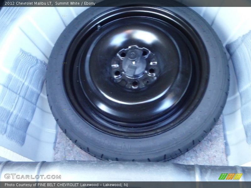 Summit White / Ebony 2012 Chevrolet Malibu LT
