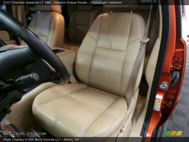 Sunburst Orange Metallic / Ebony/Light Cashmere 2007 Chevrolet Avalanche LT 4WD
