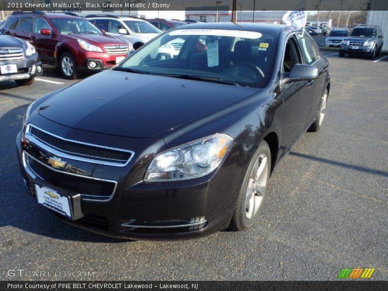 Black Granite Metallic / Ebony 2011 Chevrolet Malibu LT