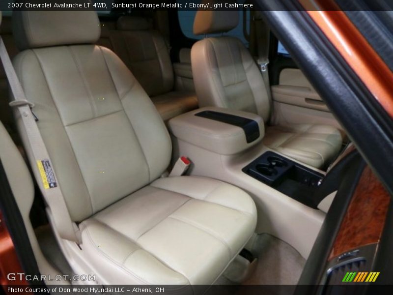 Sunburst Orange Metallic / Ebony/Light Cashmere 2007 Chevrolet Avalanche LT 4WD