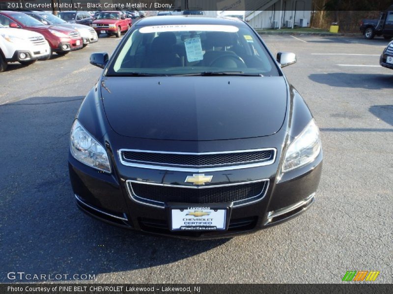 Black Granite Metallic / Ebony 2011 Chevrolet Malibu LT