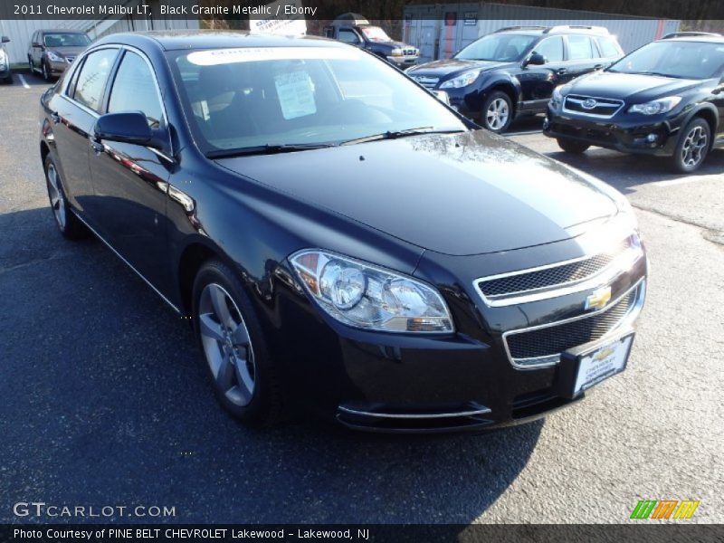 Black Granite Metallic / Ebony 2011 Chevrolet Malibu LT