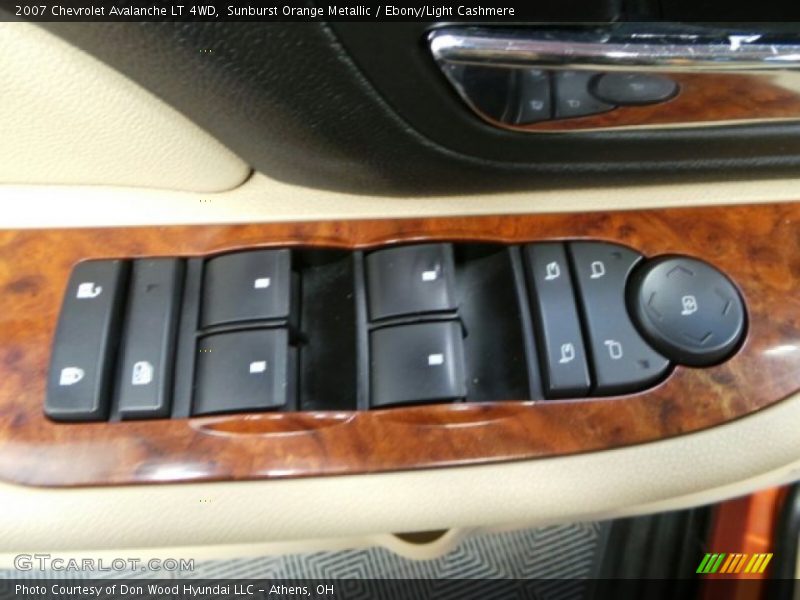Sunburst Orange Metallic / Ebony/Light Cashmere 2007 Chevrolet Avalanche LT 4WD