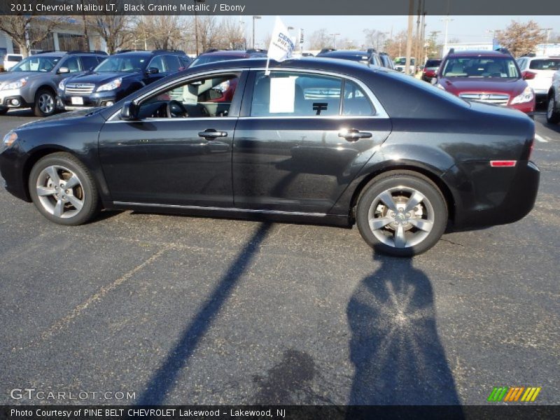 Black Granite Metallic / Ebony 2011 Chevrolet Malibu LT