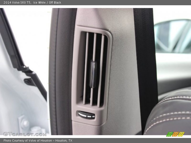 Ice White / Off Black 2014 Volvo S60 T5