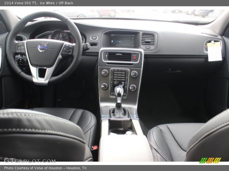 Ice White / Off Black 2014 Volvo S60 T5