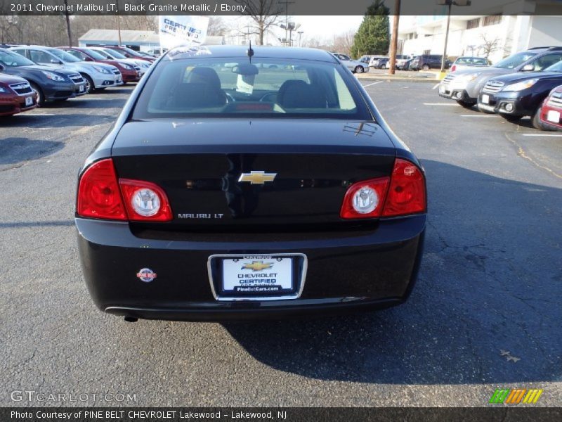 Black Granite Metallic / Ebony 2011 Chevrolet Malibu LT