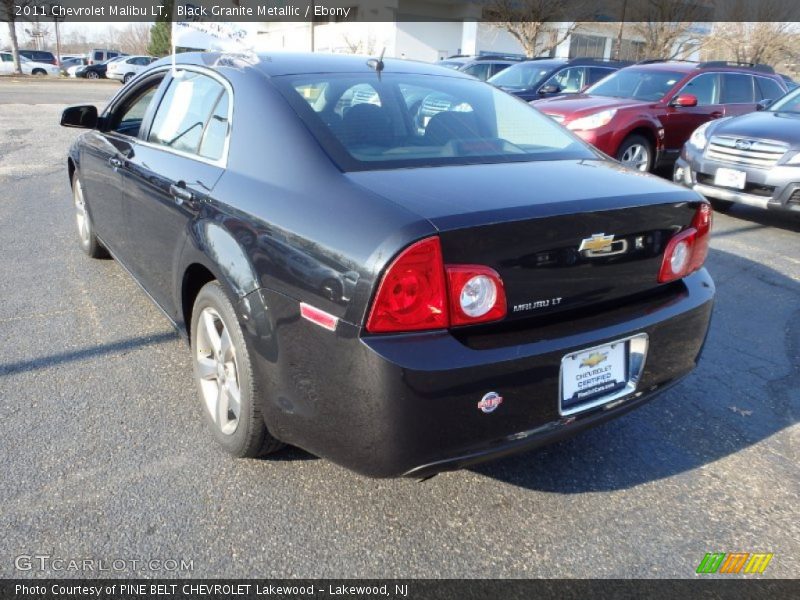 Black Granite Metallic / Ebony 2011 Chevrolet Malibu LT